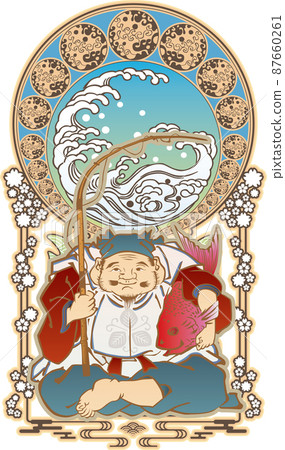 Ukiyo-e Ebisu Part 5 Japanese-style Gothic version 87660261