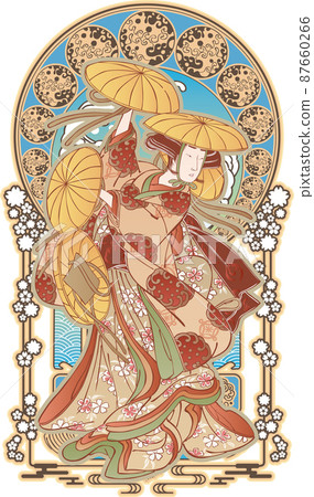 Ukiyo-e Female Part 49 Japanese Gothic Version 87660266