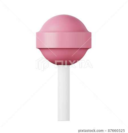 Lollipop high quality 3d render illustration. Lollipop high quality 3d render illustration. 87660325
