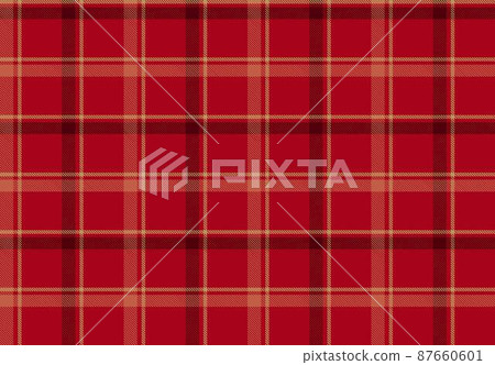 Plaid checkered pattern illustration 87660601