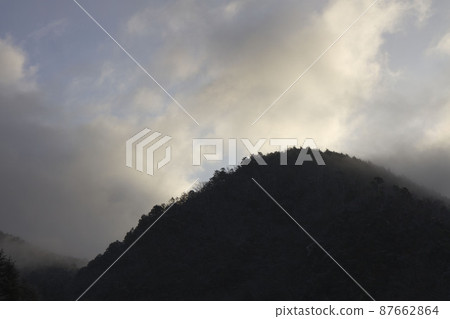 1月中旬:岐阜市渡渡山的日出 1月中旬:岐阜市渡渡山的日出 87662864
