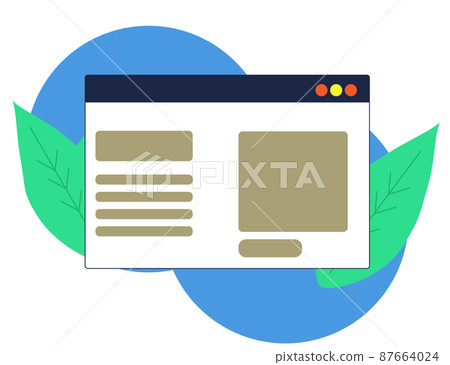 網站主頁模板屏幕插圖 87664024