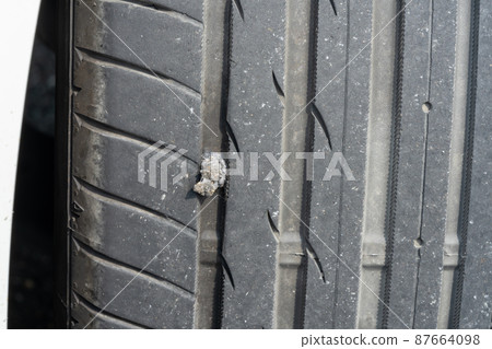 Repairing nailed tires and flat tires 87664098