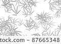 Pattern elegant template for fashion prints. 87665348