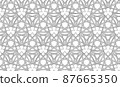 Pattern elegant template for fashion prints. 87665350