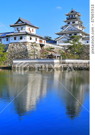 [Ehime Prefecture] Imabari Castle under clear skies 87665918