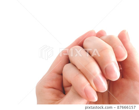 女性手姿勢 87666157