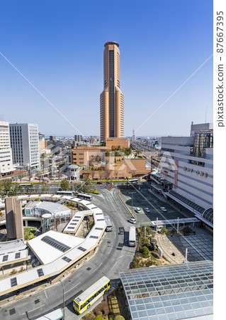 Urban scenery of JR Hamamatsu Station North Exit in Hamamatsu City, Shizuoka Prefecture 87667395