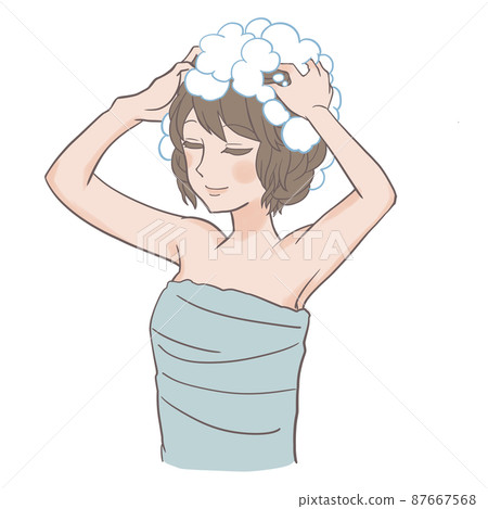 女人洗頭 女人洗頭 87667568