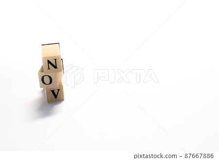 Tree block word November Tree block word November 87667886