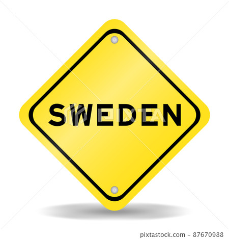 Yellow color transportation sign with word...-插圖素材 [87670988] - PIXTA圖庫