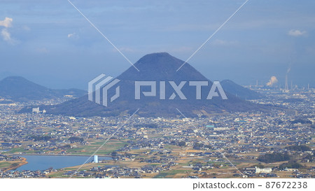 Sanuki Fuji 2 from the summit of Mt. Iino 87672238
