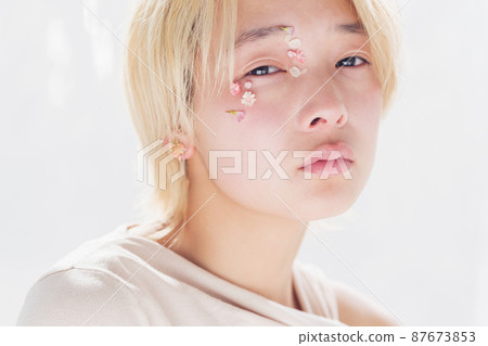 Female portrait without makeup Female portrait without makeup 87673853