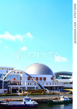 Scenery of Nagoya City and Port of Nagoya Public Aquarium Scenery of Nagoya City and Port of Nagoya Public Aquarium 87673898