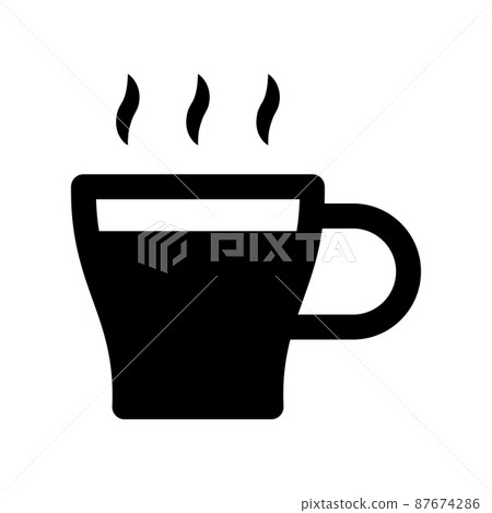 cup icon - Stock Illustration [87674286] - PIXTA