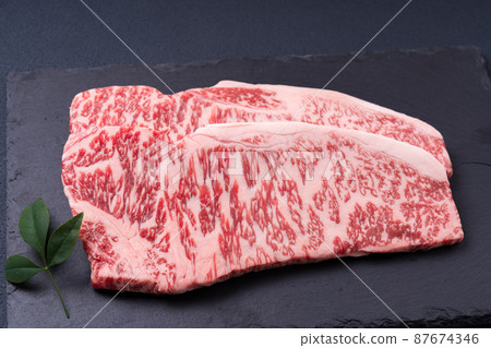 日本黑牛沙朗牛排肉 87674346