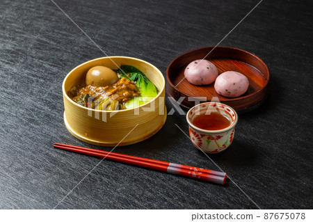 Crab meat rice Rurohan Taiwanese dish of minced pork rice Crab meat rice Rurohan Taiwanese dish of minced pork rice 87675078