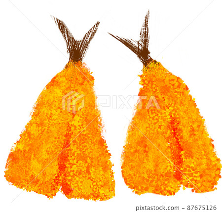 Illustration of Aji fry 87675126