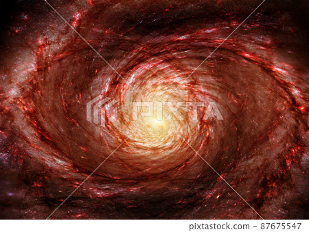 Star field in space and a nebulae Star field in space and a nebulae 87675547
