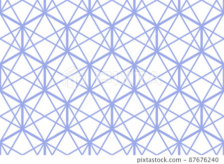 The geometric pattern with lines. Seamless vector background. White and blue texture. Graphic modern pattern. Simple lattice graphic design The geometric pattern with lines. Seamless vector background. White and blue texture. Graphic modern pattern. Simple lattice graphic design 87676240