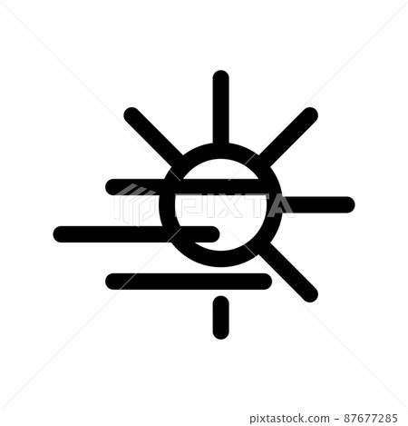 fog day icon fog day icon 87677285