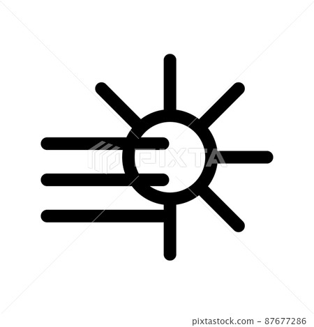 fog day icon fog day icon 87677286