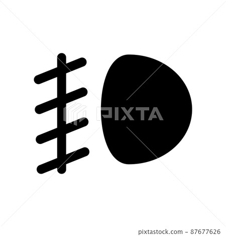 fog lamp icon fog lamp icon 87677626