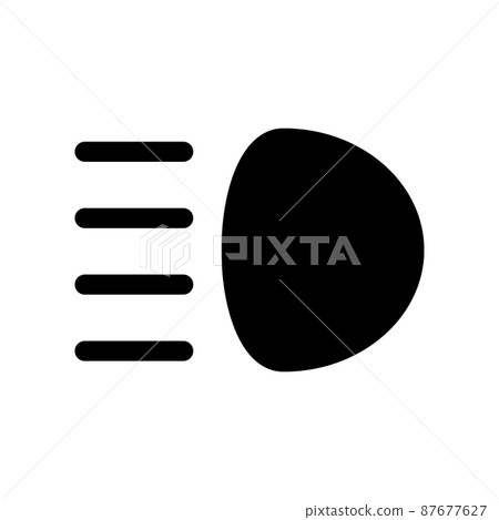 fog lamp icon 87677627