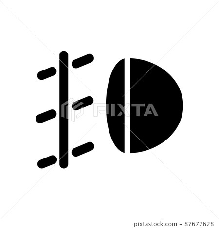fog lamp icon 87677628