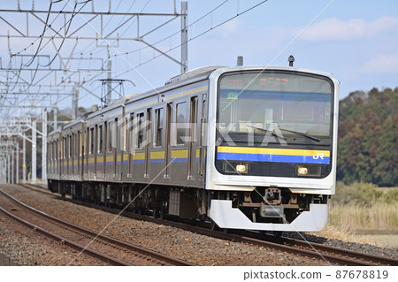 總武本線 Sakura-Monoi JR 東 209 系列 2100 系列 C443 編隊（幕張） 87678819