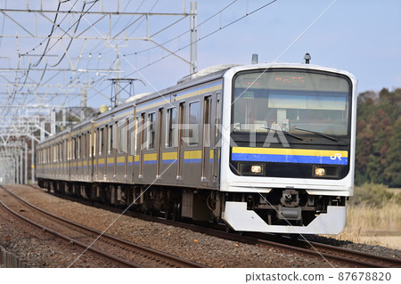 Sobu Main Line Sakura-Monoi JR East 209 series 2100 series C622 formation (Makuhari) Sobu Main Line Sakura-Monoi JR East 209 series 2100 series C622 formation (Makuhari) 87678820