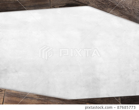 木紋和混凝土背景材料 87685773