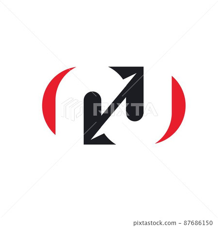 N or RJ Letter concept design icon Vector N or RJ Letter concept design icon Vector 87686150