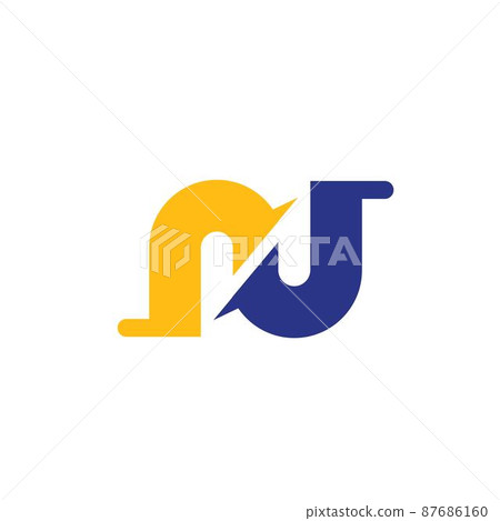 N or RJ Letter icon Vector illustration concept design N or RJ Letter icon Vector illustration concept design 87686160