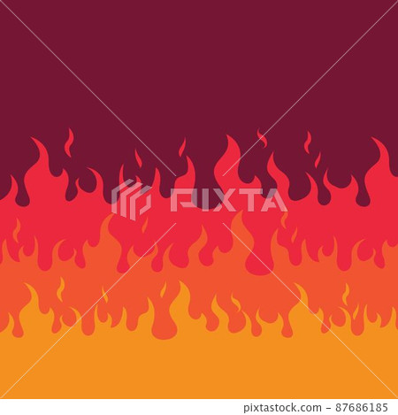 Fire flame background vector illustration design Fire flame background vector illustration design 87686185