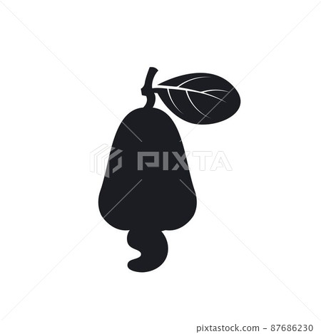 cashew nut vector illustration concept design templatecashew 87686230