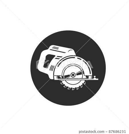 circular saw machine vector illustration design circular saw machine vector illustration design 87686231