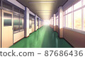School_corridor_evening 87686436