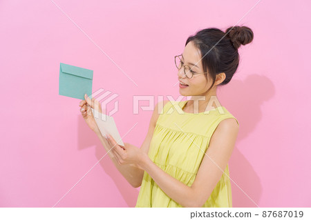 信封信集信女人 87687019