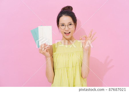 Envelope letter set letter woman 87687021