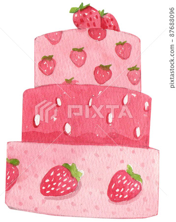 Strawberry harvest and decor watercolor png icon Strawberry harvest and decor watercolor png icon 87688096