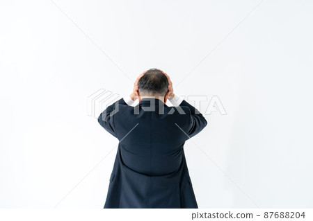 擔心後腦勺的商人 擔心後腦勺的商人 87688204