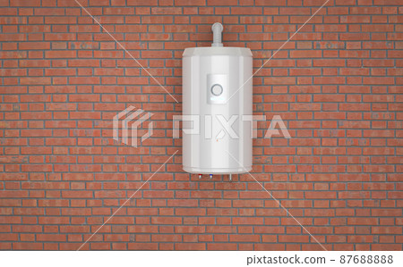Boiler or water heater on wall 87688888