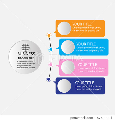 Abstract infographics template vector illustration 87690001