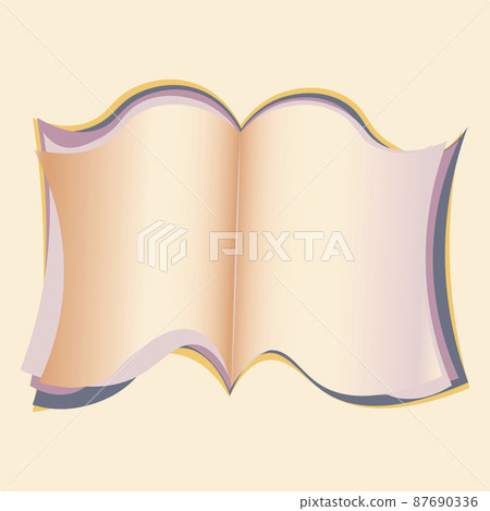 open book, reading, literature. Design element of books, notebooks, postcards, interior items open book, reading, literature. Design element of books, notebooks, postcards, interior items 87690336