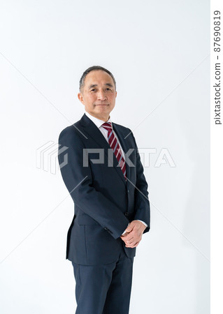 Businessman portrait senior 87690819