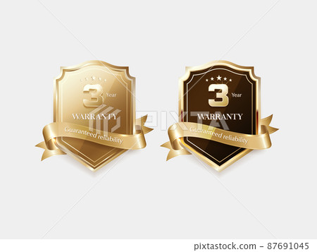 Luxurious gold labels and symbols Luxurious gold labels and symbols 87691045