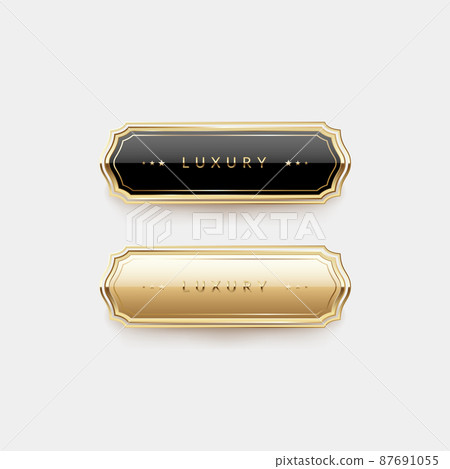 Luxurious gold labels and symbols 87691055