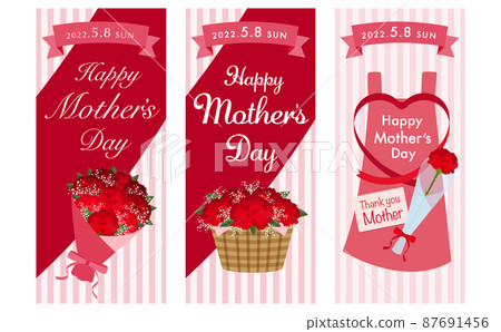 Mother's Day banner size design frame Mother's Day banner size design frame 87691456