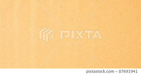 Panorama brown paper box texture and background 87691941